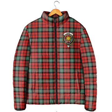 Kerr Ancient Tartan Padded Jacket with Family Crest