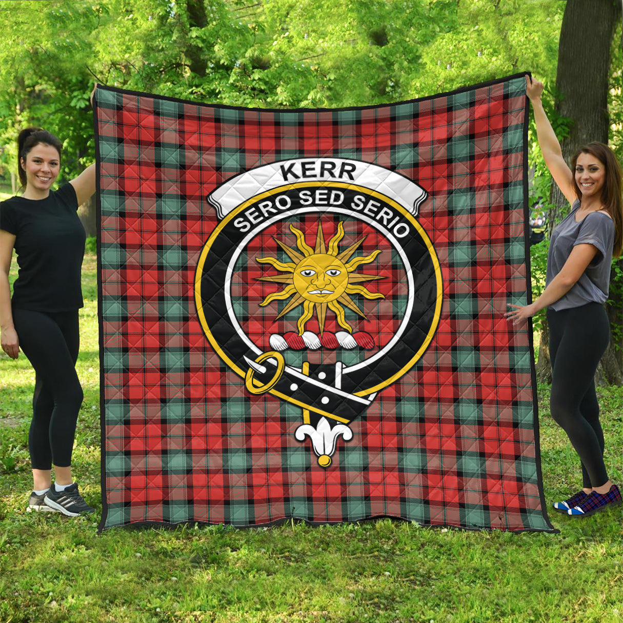 kerr-ancient-tartan-quilt-with-family-crest