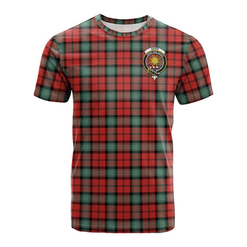 Kerr Ancient Tartan T-Shirt with Family Crest