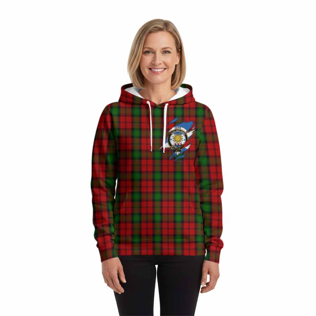 Kerr Clan Crest In Me Tartan Hoodie Scotland Flag Style