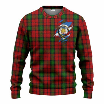 Kerr Clan Crest In Me Tartan Knitted Sweater Scotland Flag Style