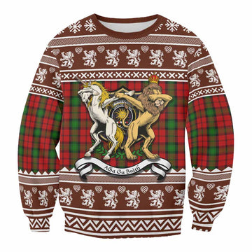 Kerr Clan Tartan Crest Christmas Sweatshirt Coat of Arms Funny Style