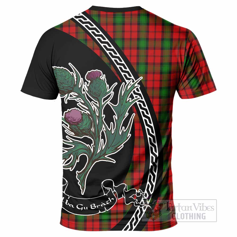 Kerr Family Crest Tartan T-Shirt Alba Thistle Inspired - Tartan Vibes Clothing