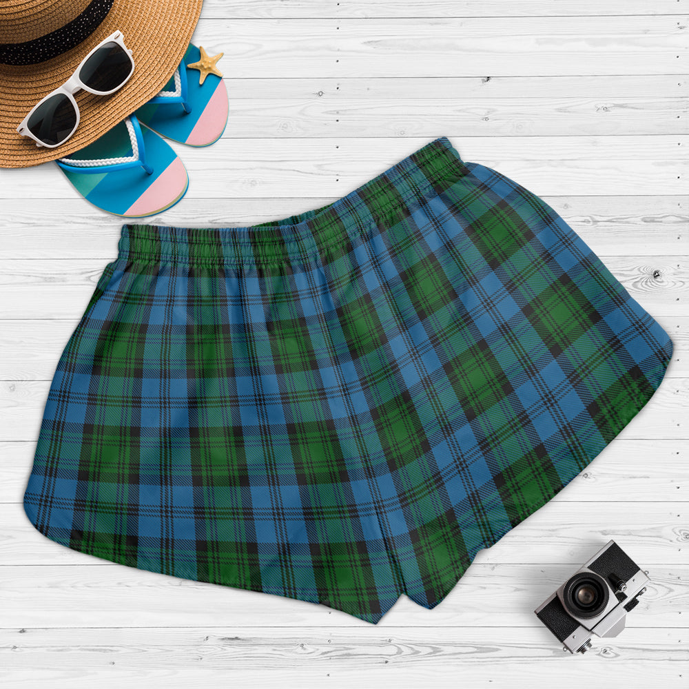 kerr-hunting-tartan-womens-shorts-with-family-crest