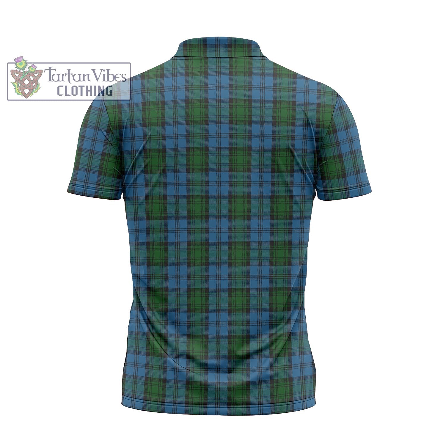 Tartan Vibes Clothing Kerr Hunting Tartan Zipper Polo Shirt with Family Crest