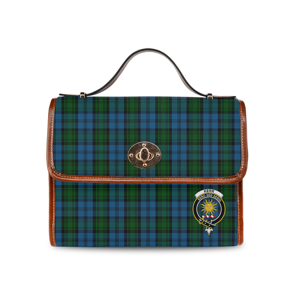 kerr-hunting-tartan-leather-strap-waterproof-canvas-bag-with-family-crest