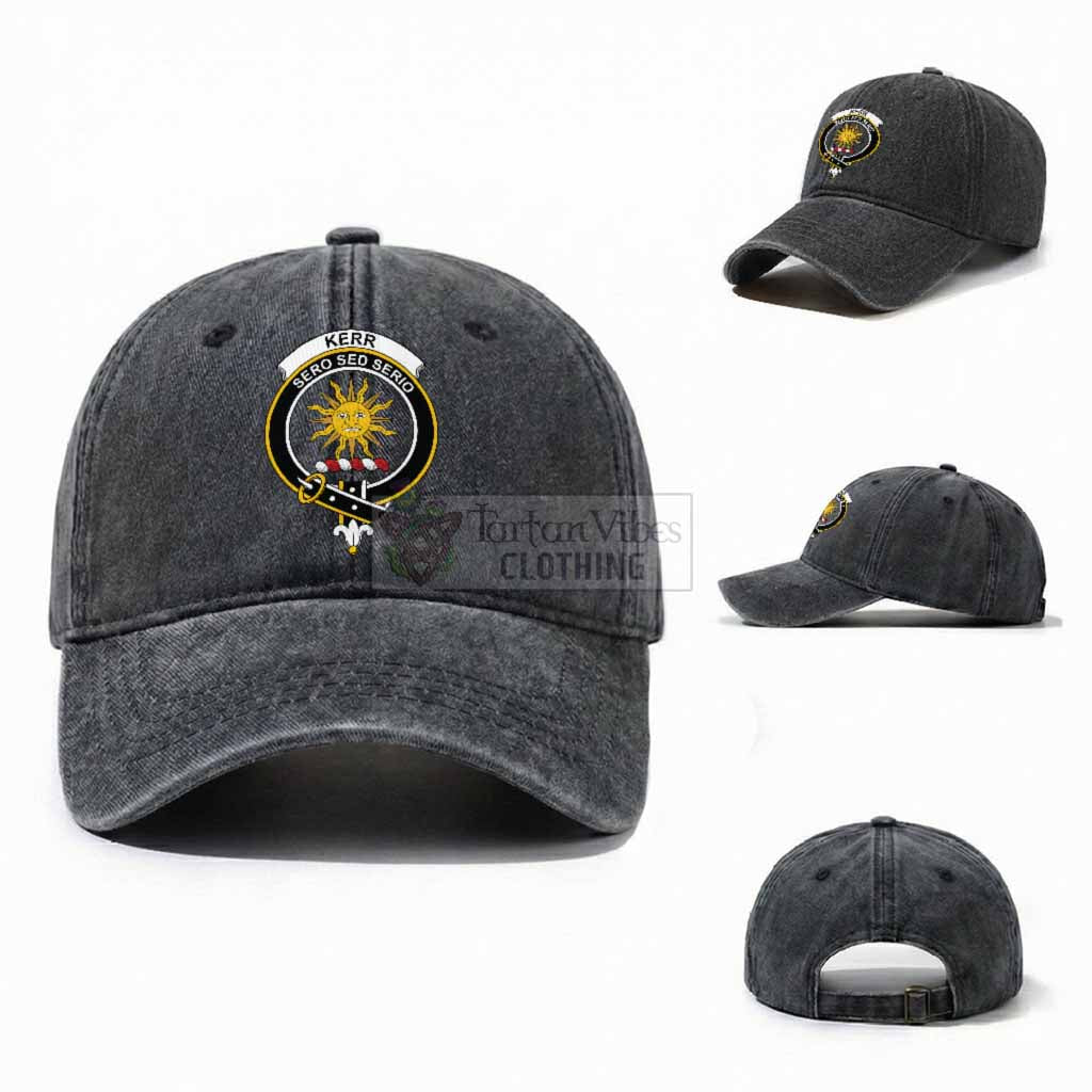 Kerr Scottish Clan Crest Washed Baseball Cap