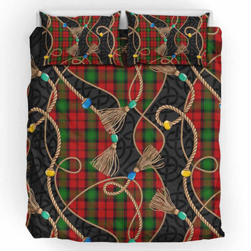 Kerr Scottish Tartan Twisted Ropes Stylized Bedding Set UK Bedding Set UK King 91*87 inch - Tartan Vibes Clothing