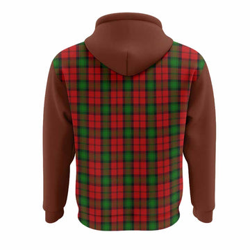 Kerr Tartan Accent Hoodie with Family Crest