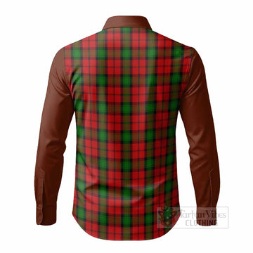 Kerr Tartan Accent Long Sleeve Button Shirts with Family Crest