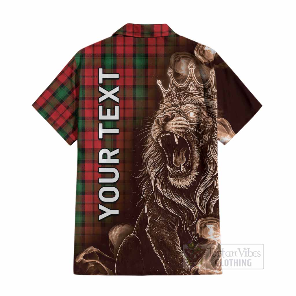 Kerr Tartan Cotton Hawaiian Shirt Roaring Lion Heritage