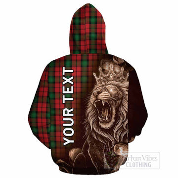 Kerr Tartan Cotton Hoodie Roaring Lion Heritage