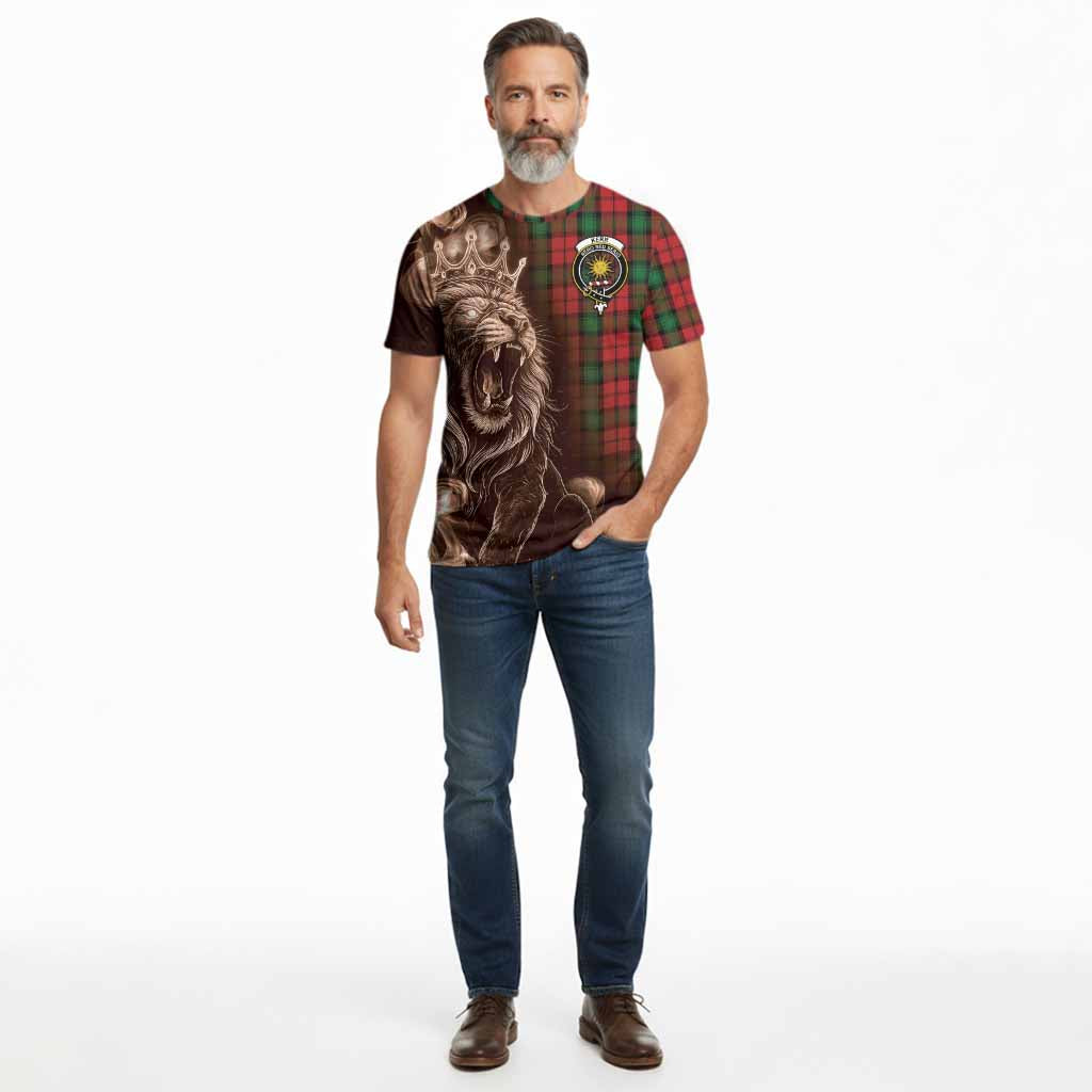 Kerr Tartan Cotton T-shirt Roaring Lion Heritage