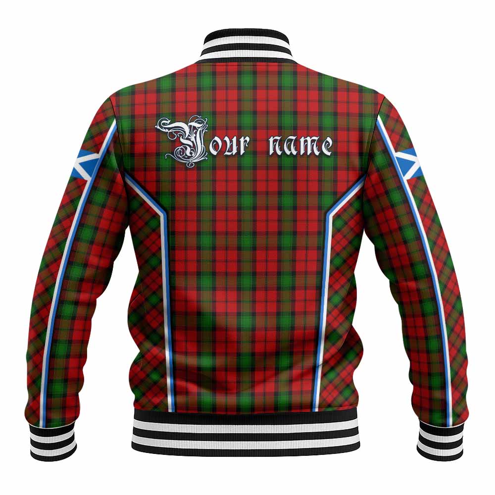 Kerr Tartan Crest Baseball Jacket Scotland Coat of Arm Flag Style - Tartan Vibes Clothing