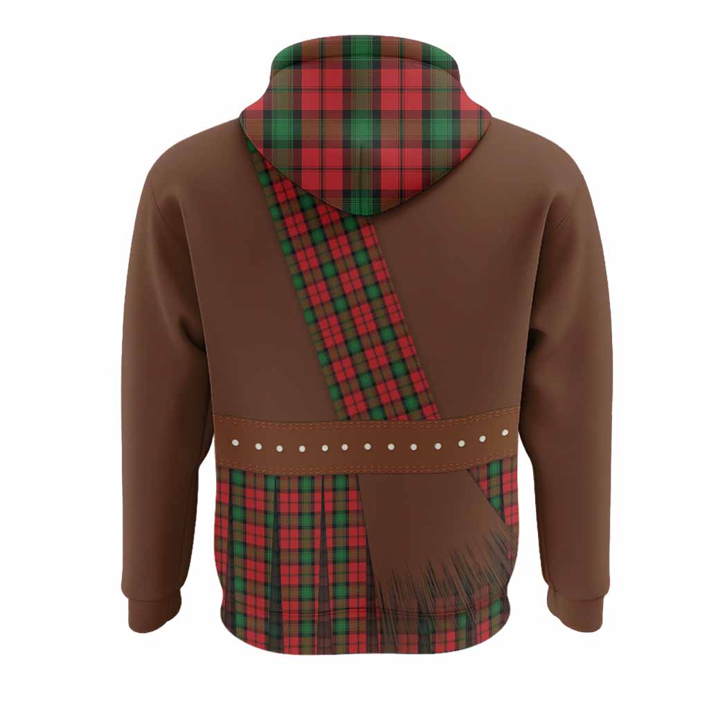 Kerr Tartan Crest Hoodie Kilt Costume Style