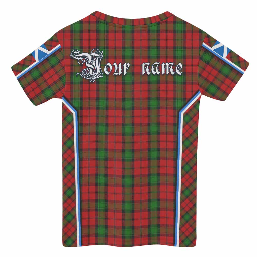 Kerr Tartan Crest Kid T-shirt Scotland Coat of Arm Flag Style - Tartan Vibes Clothing
