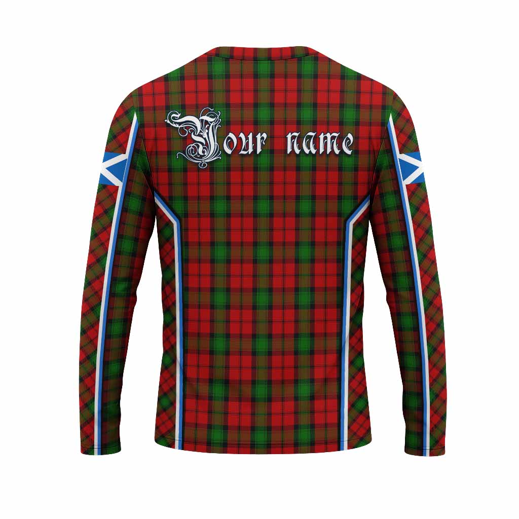 Kerr Tartan Crest Long Sleeve T-Shirt Scotland Coat of Arm Flag Style - Tartan Vibes Clothing