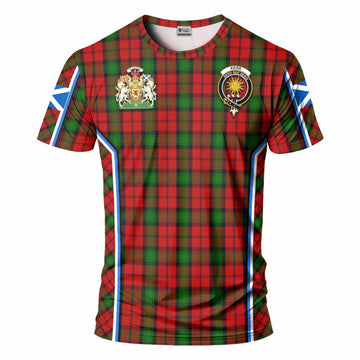 Kerr Tartan Crest T-shirt Scotland Coat of Arm Flag Style - Tartan Vibes Clothing