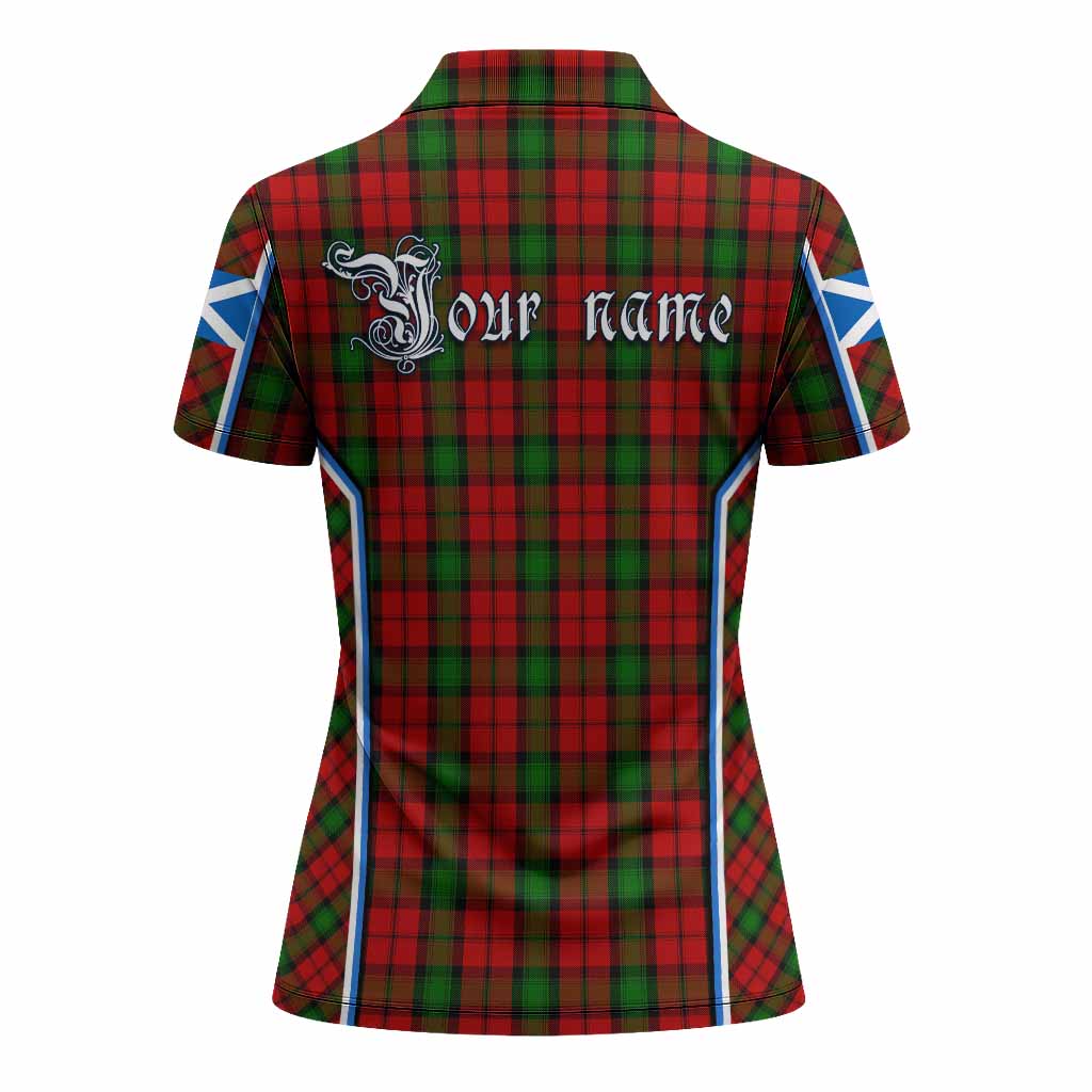 Kerr Tartan Crest Women's Polo Shirt Scotland Coat of Arm Flag Style - Tartan Vibes Clothing
