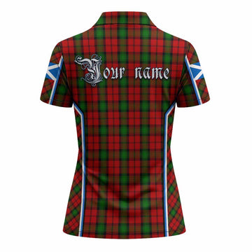 Kerr Tartan Crest Women's Polo Shirt Scotland Coat of Arm Flag Style - Tartan Vibes Clothing