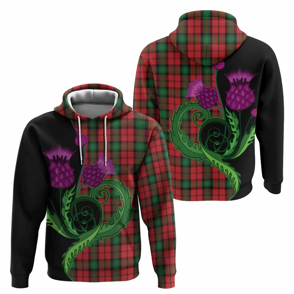 Kerr Tartan Hoodie Traditional Scottish Thistle