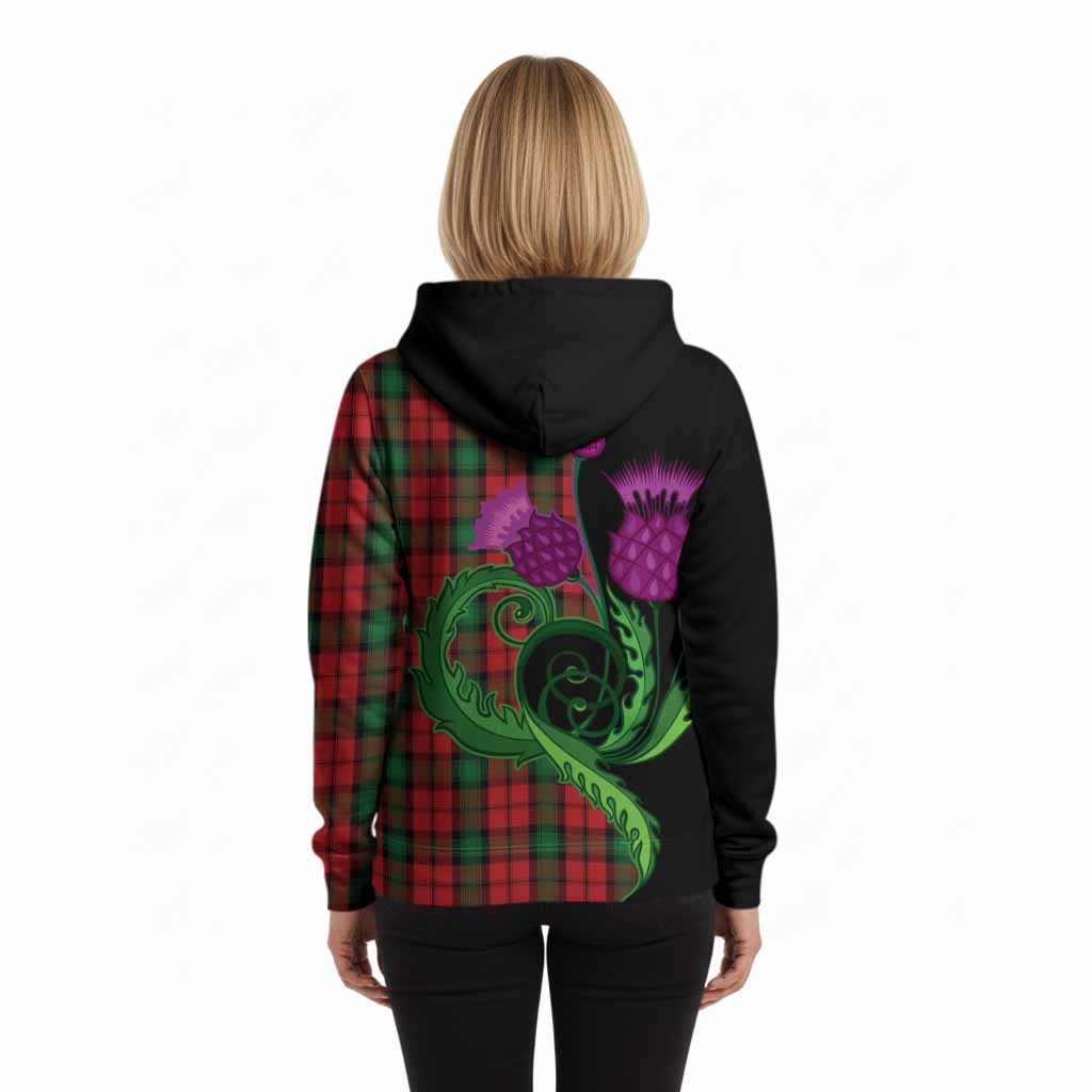 Kerr Tartan Hoodie Traditional Scottish Thistle