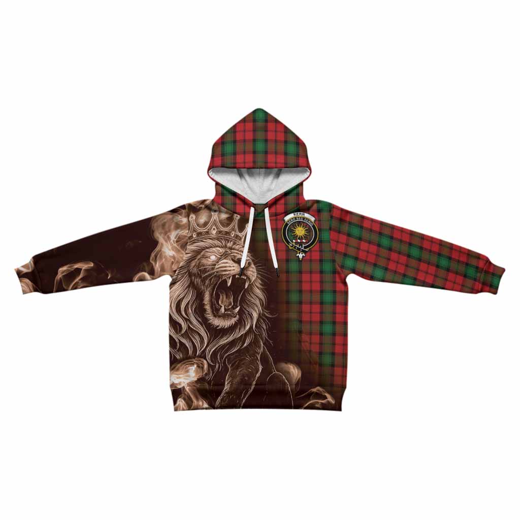Kerr Tartan Kid Hoodie Roaring Lion Heritage