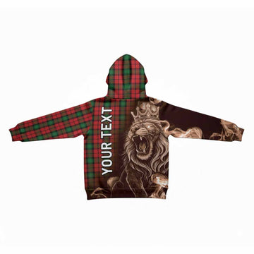 Kerr Tartan Kid Hoodie Roaring Lion Heritage