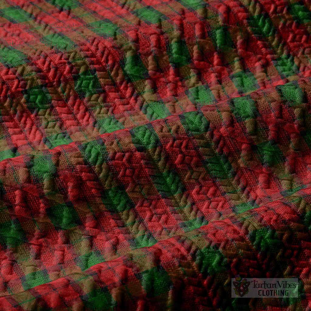 Kerr Tartan Men’s Polo Sweater Top with Family Crest