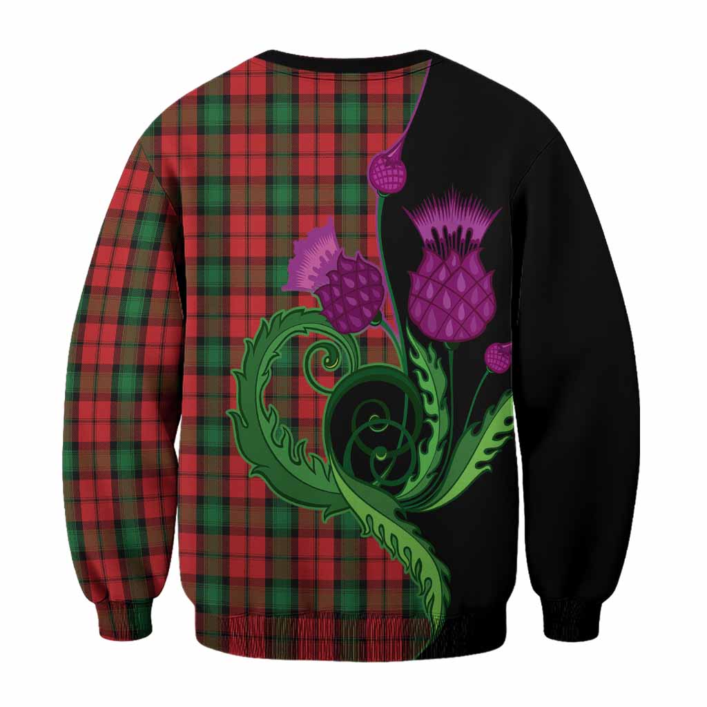 Kerr Tartan Sweatshirt Traditional Scottish Thistle