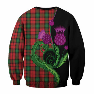 Kerr Tartan Sweatshirt Traditional Scottish Thistle