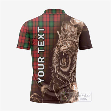 Kerr Tartan Zipper Polo Shirt Roaring Lion Heritage