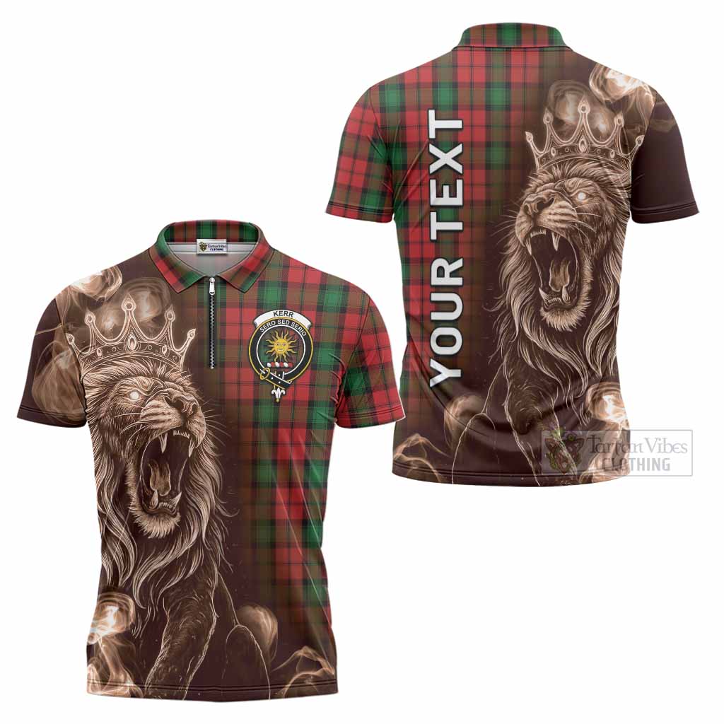 Kerr Tartan Zipper Polo Shirt Roaring Lion Heritage