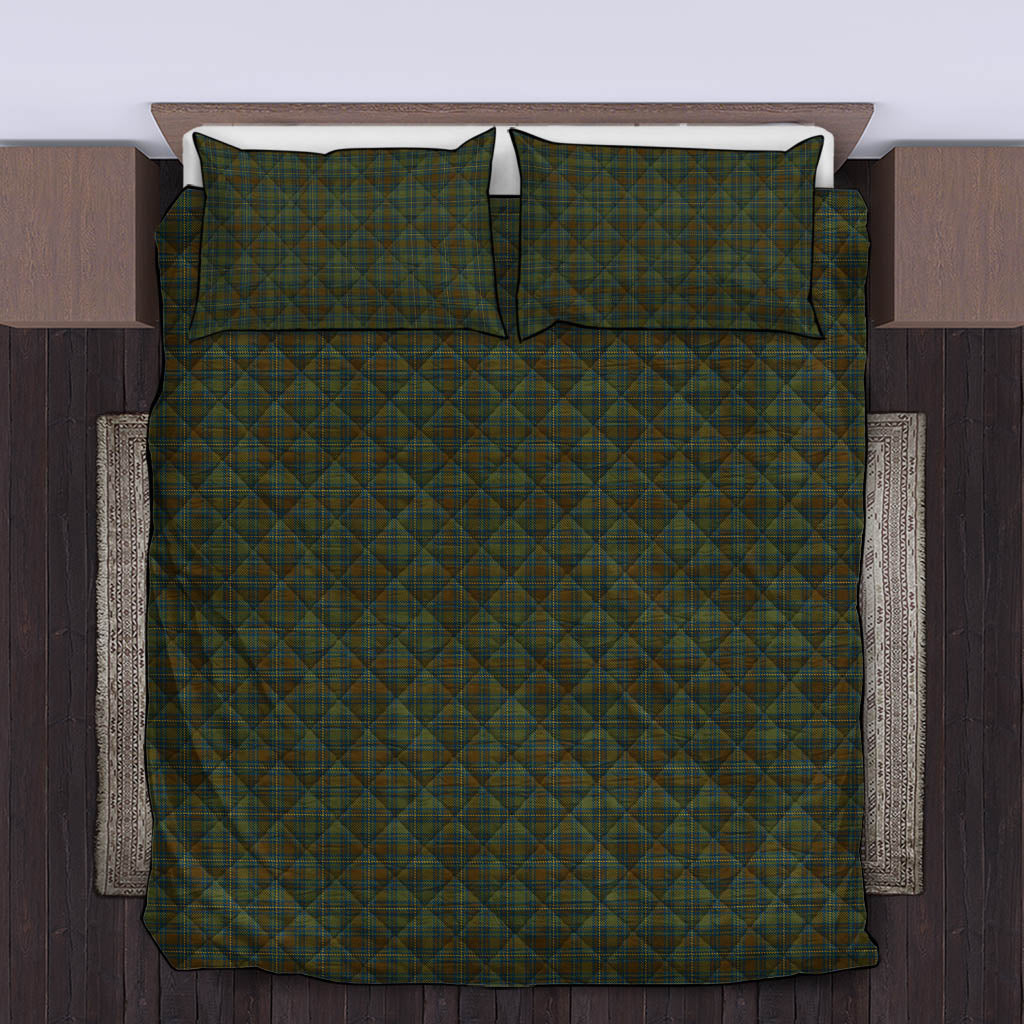 Kerry Tartan Quilt Bed Set King - Tartan Vibes Clothing