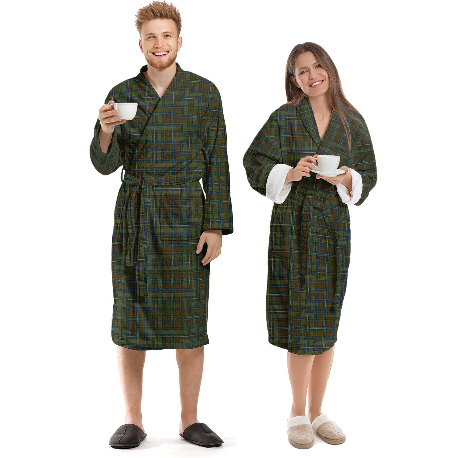 Kerry Tartan Bathrobe Unisex S - Tartan Vibes Clothing
