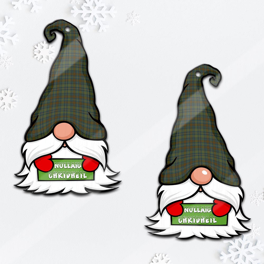 Kerry Gnome Christmas Ornament with His Tartan Christmas Hat - Tartan Vibes Clothing
