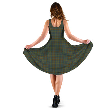 Kerry Tartan Sleeveless Midi Womens Dress - Tartan Vibes Clothing