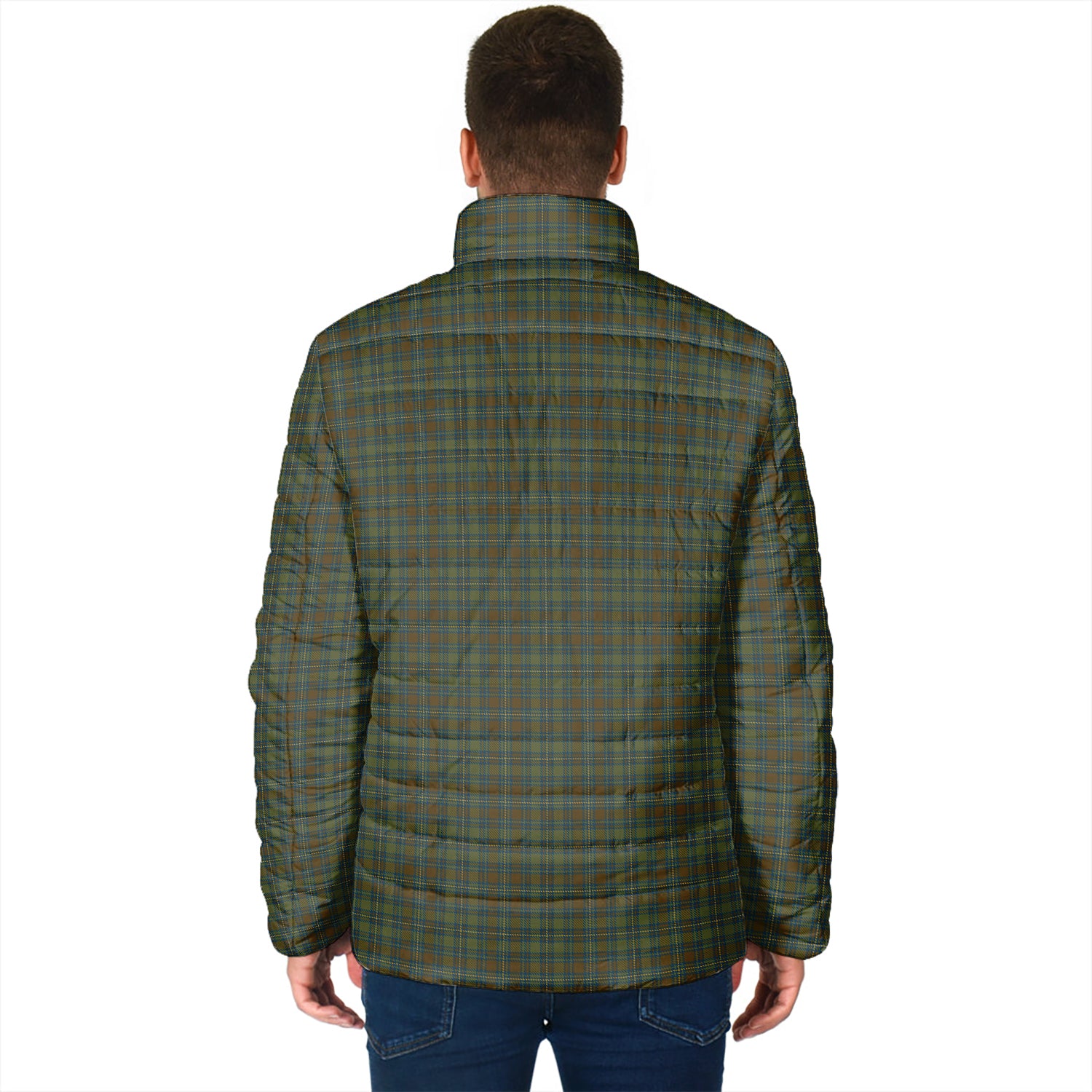 Kerry County Ireland Tartan Padded Jacket - Tartan Vibes Clothing