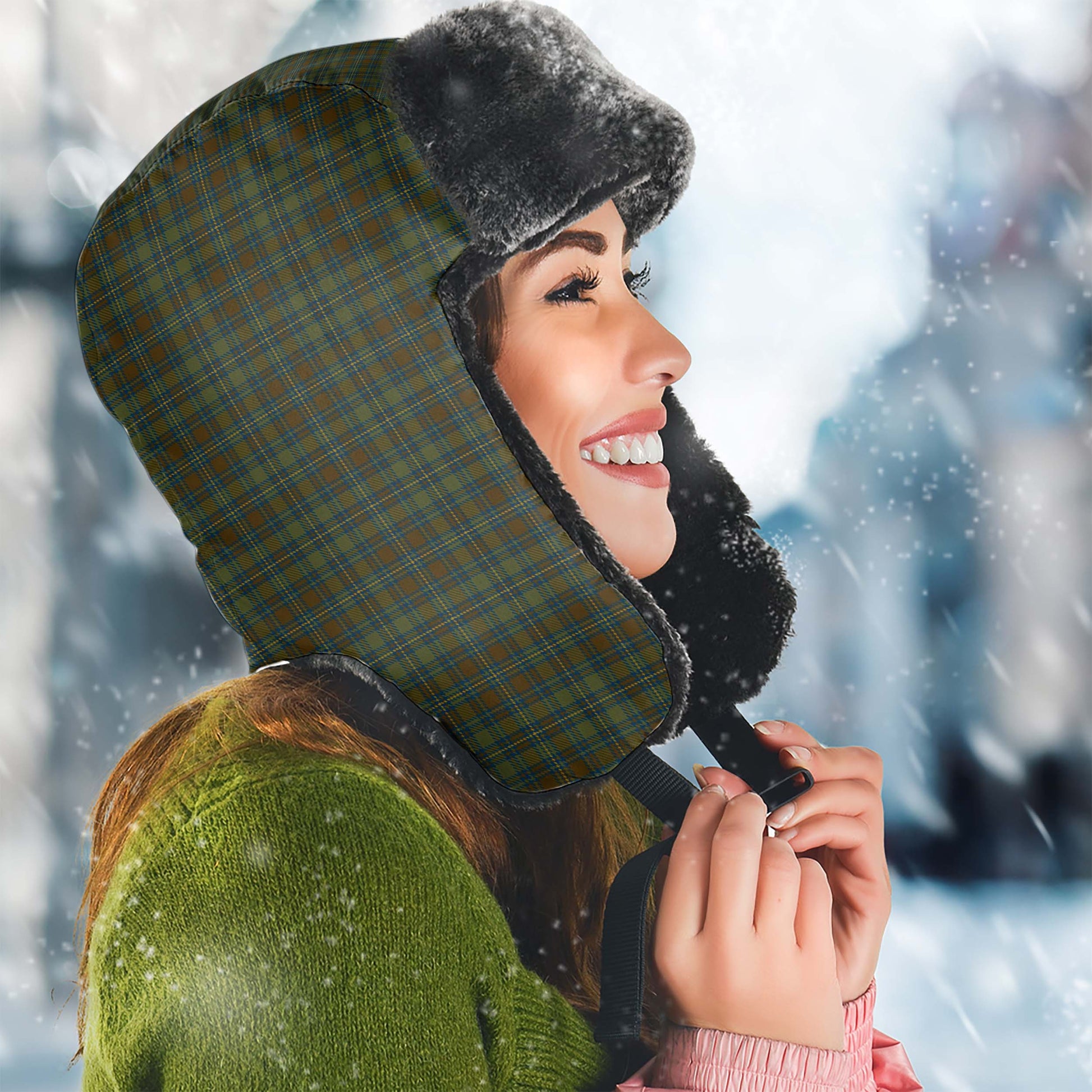 Kerry Tartan Winter Trapper Hat - Tartan Vibes Clothing