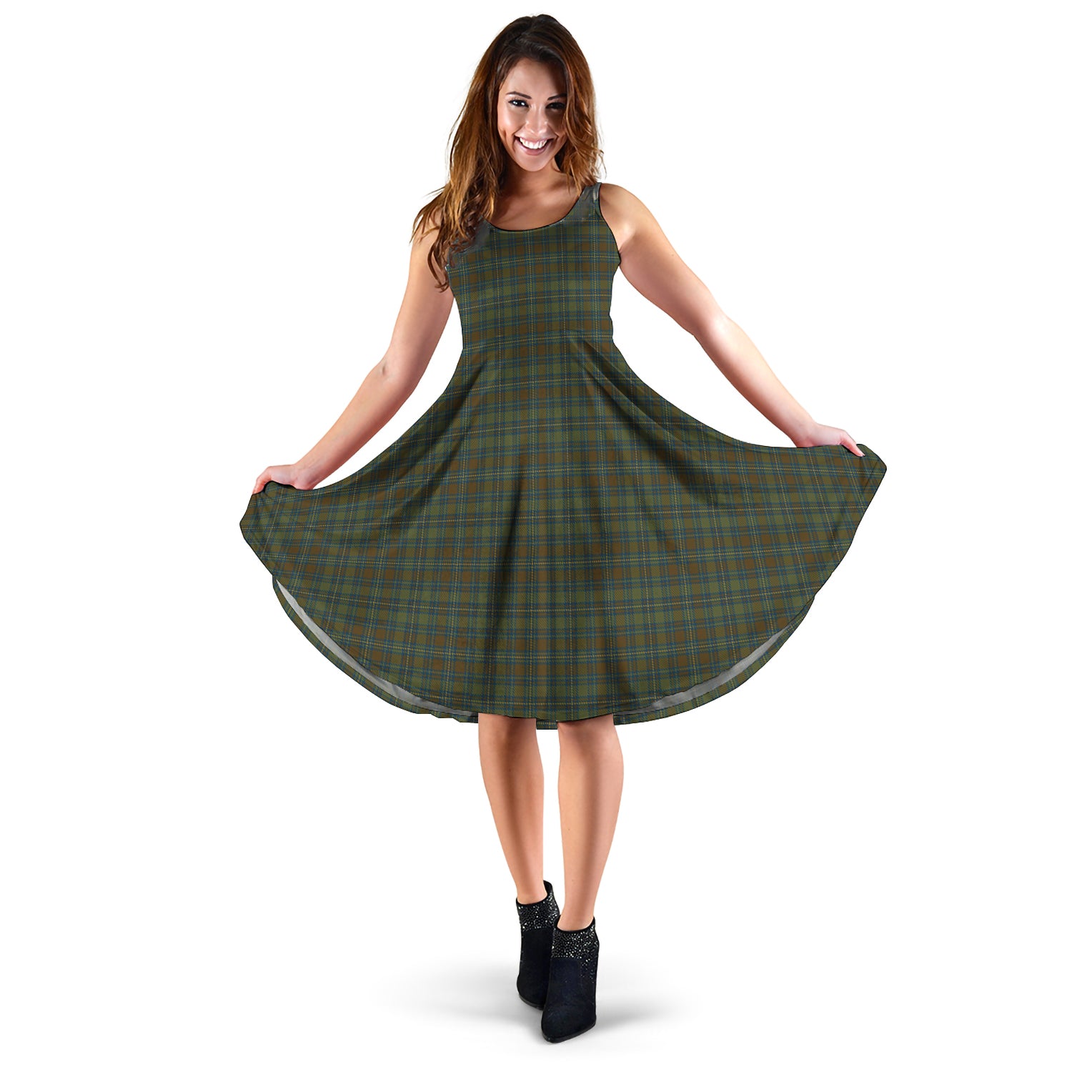 kerry-county-ireland-tartan-sleeveless-midi-womens-dress