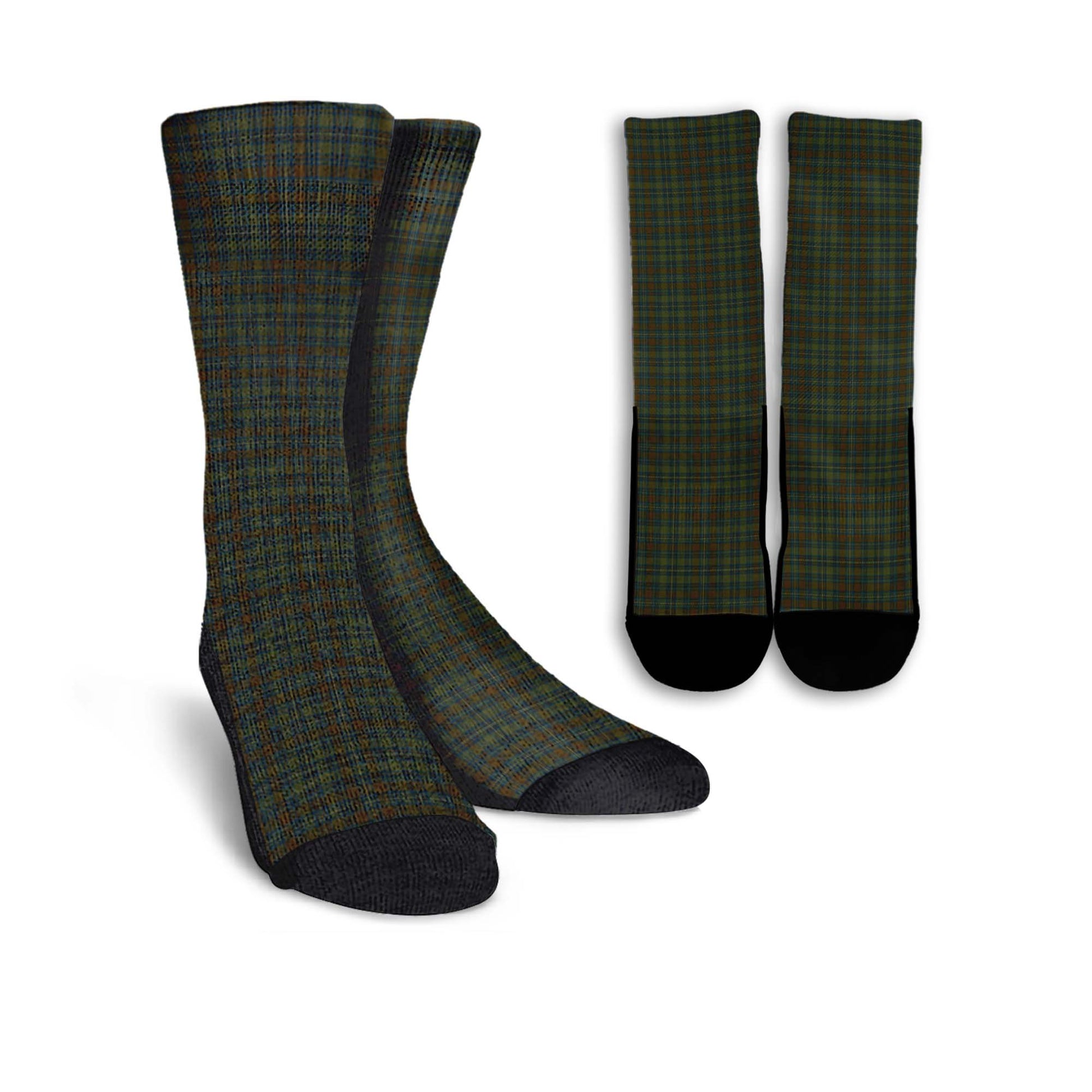 Kerry County Ireland Tartan Crew Socks - Tartanvibesclothing