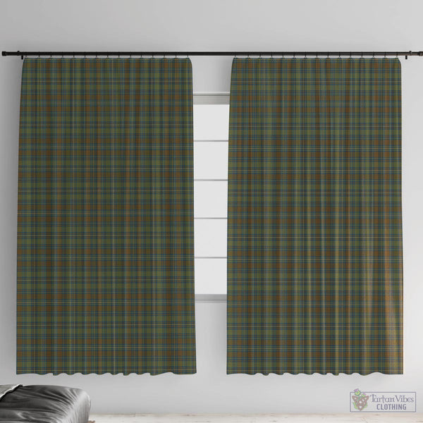 Kerry County Ireland Tartan Window Curtain With Grommets - Tartan Vibes Clothing