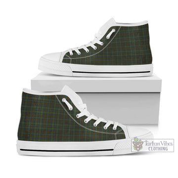 Kerry County Ireland Tartan High Top Shoes