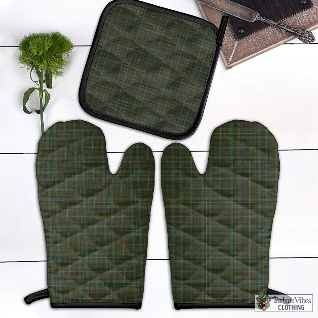 Kerry County Ireland Tartan Combo Oven Mitt & Pot-Holder - Tartan Vibes Clothing