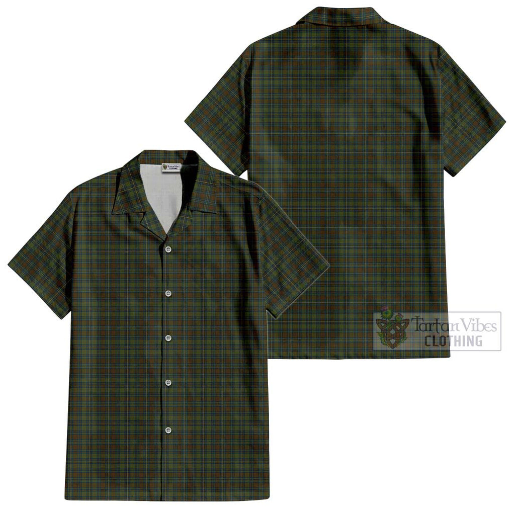 Kerry County Ireland Tartan Cotton Hawaiian Shirt - Tartan Vibes Clothing