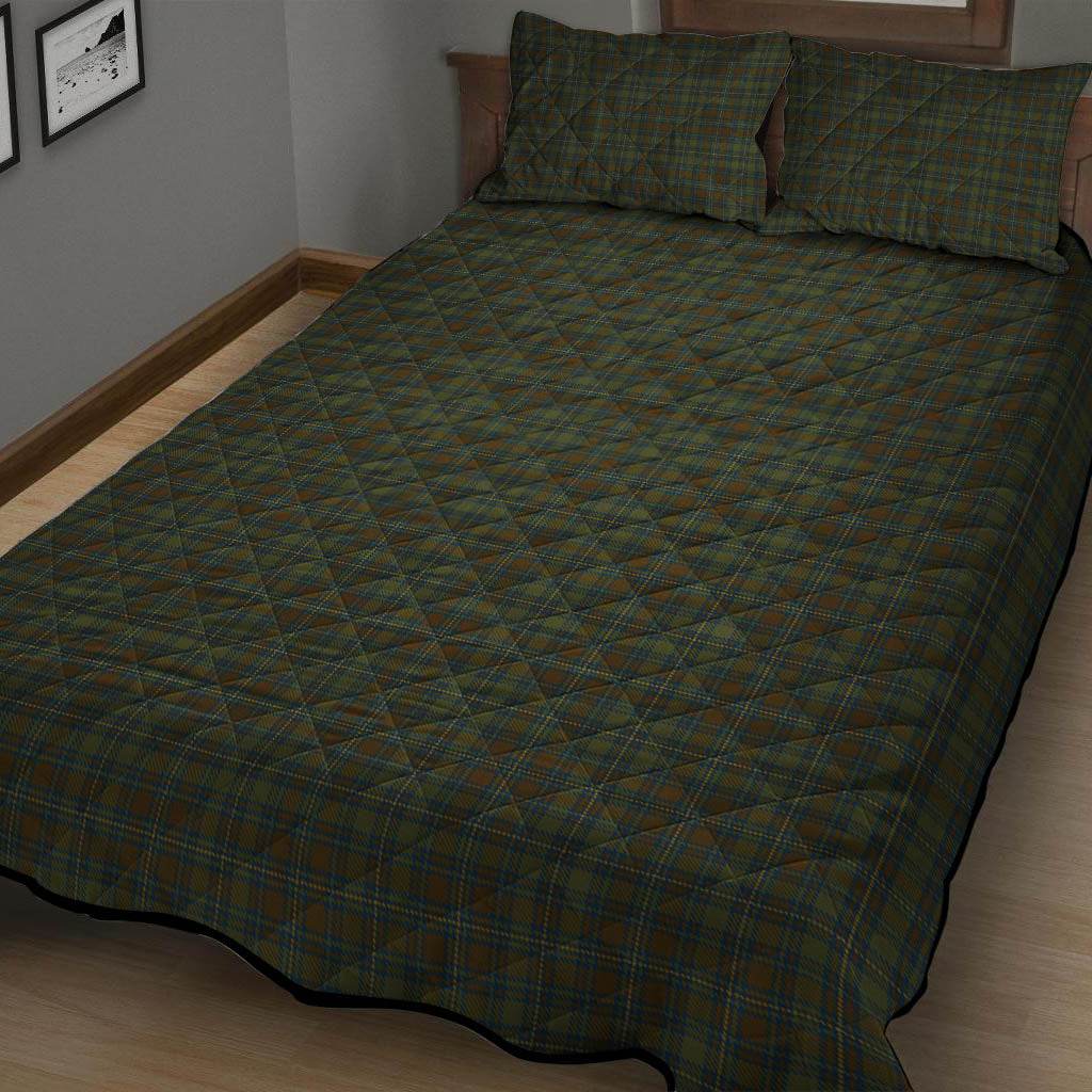 Kerry County Ireland Tartan Quilt Bed Set - Tartan Vibes Clothing