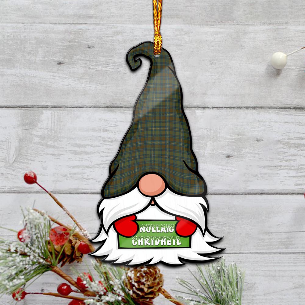 Kerry County Ireland Gnome Christmas Ornament with His Tartan Christmas Hat - Tartan Vibes Clothing