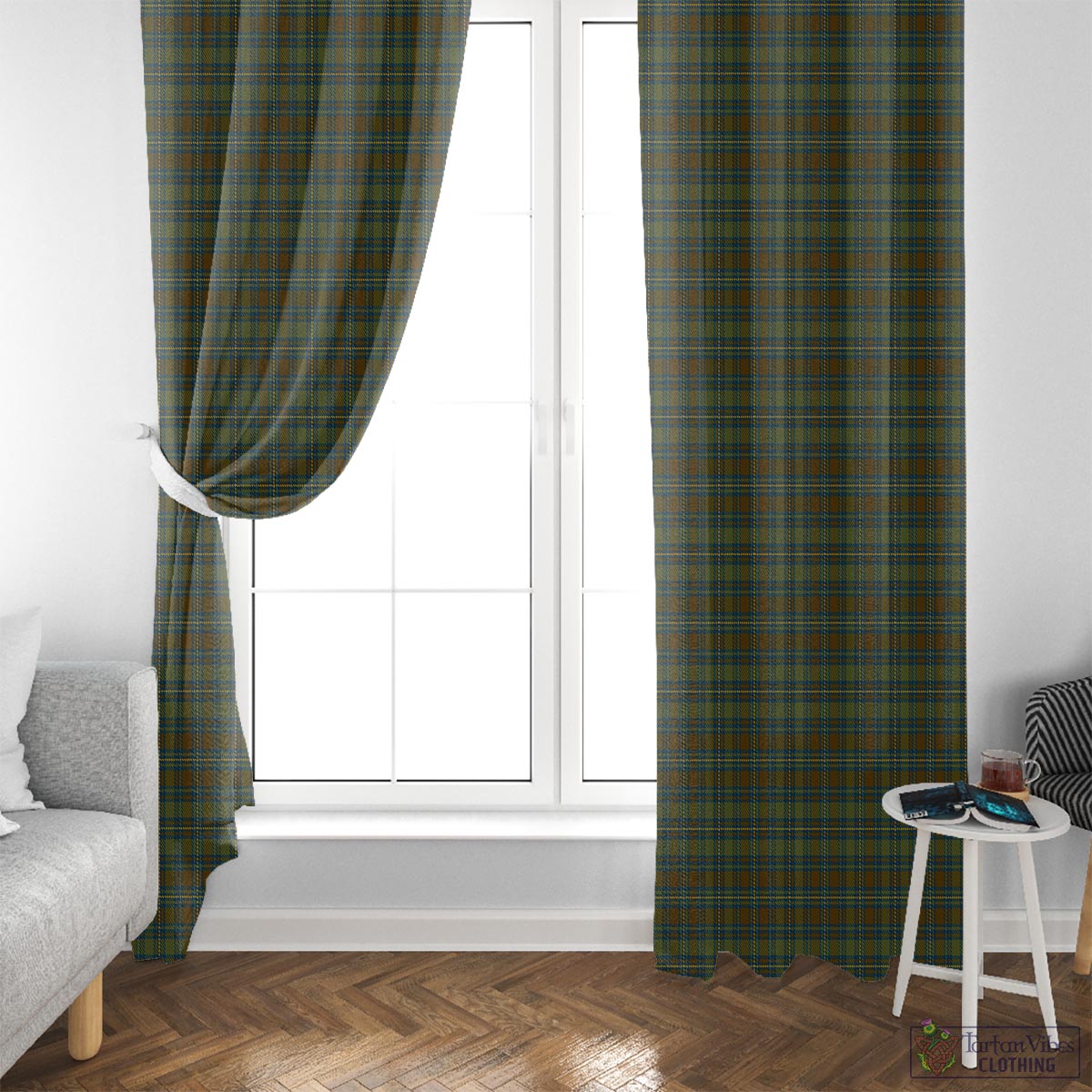 Kerry County Ireland Tartan Window Curtain - Tartan Vibes Clothing