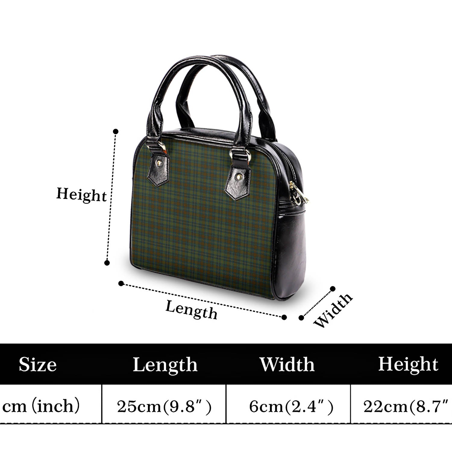 Kerry County Ireland Tartan Shoulder Handbags - Tartanvibesclothing
