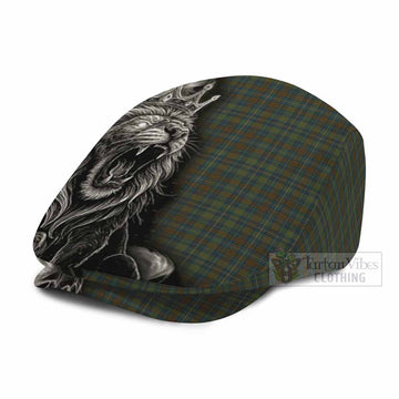 Kerry County Ireland Tartan Flat Cap, Jeff Cap Roaring Lion Heritage